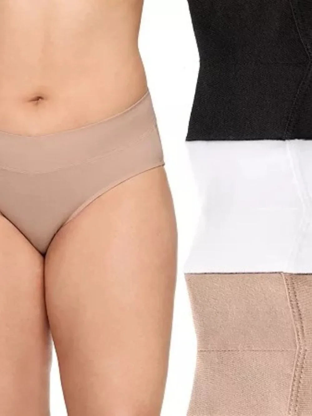 #2292 Warners No Pinching No Problems® 3-pk. Dig-Free Mid-Waist Hipster Panty